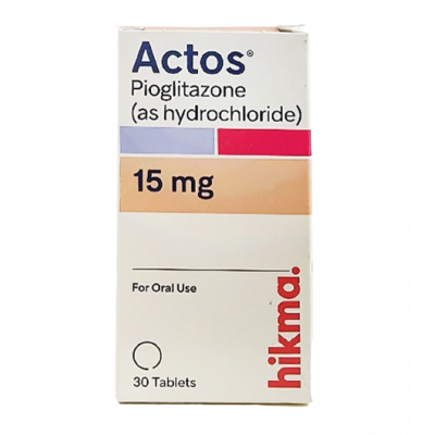 ACTOS 15 MG ( PIOGLITAZONE ) 30 TABLETS ACTOS 15 MG ( PIOGLITAZONE ) 30 TABLETS